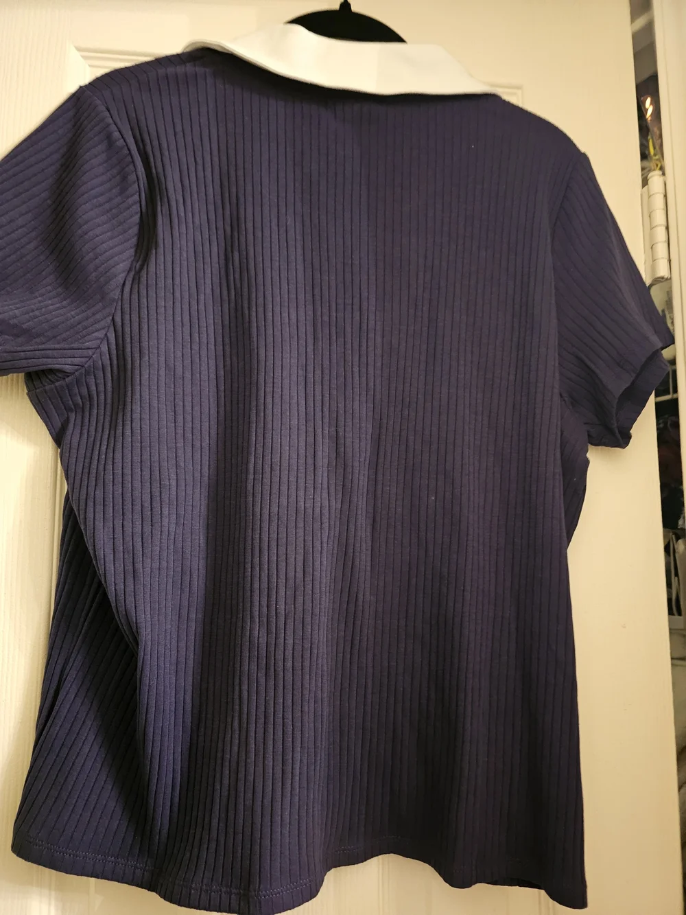 💙 NWT Torrid Plus Size Polo Crop Top – Preppy Tennis Vibes 2 (2X / 18–20) 🎾 - Picture 7 of 8